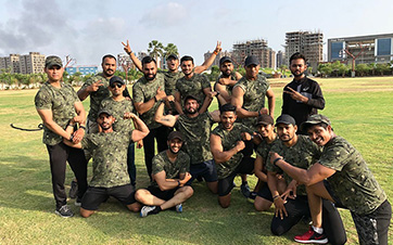 Bootcamp Blast event turned the C B Patel Health Club’s ground into a military-like camp where members went through different strength challenging sessions.