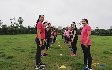 All Girls Sports Fun event was conducted specially for the women of Surat to empower them with the fitness mantra and create a joyous workout environment.